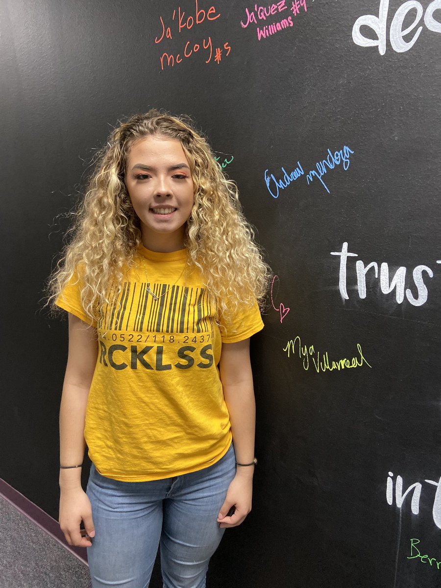 Willis_HS_TX's tweet photo. Mrs. King nominated Mya Villarreal for her #trustworthiness. Mya candidly spoke to Mrs. King about a concept she was struggling with in class and together they made a plan to help Mya become successful: “I really appreciate how hard she works!” #WHSSTRONG https://t.co/jftABjW7Mu