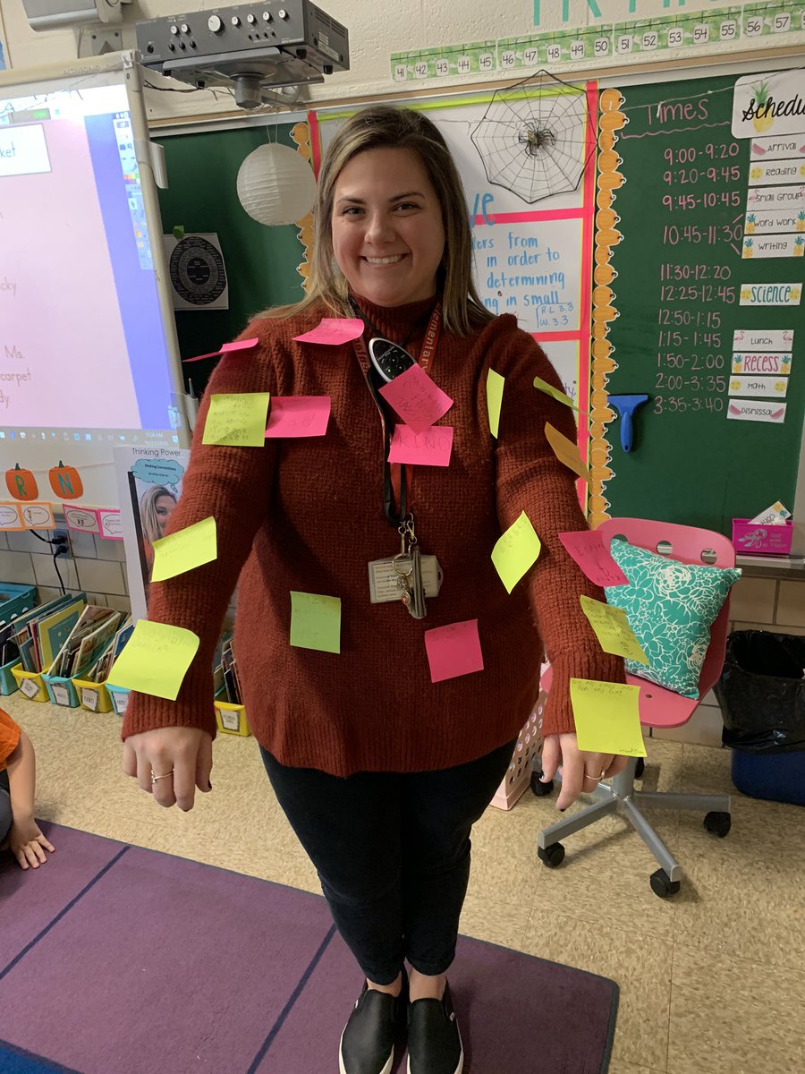 shann_wittman's tweet photo. 🦆Digging deeper into character traits to help us write our own fables! Character Trait Your Teacher and Classmates! This was PERFECT for our kindness week! S’s loved this activity and loved to see what their friends wrote about them! 😊💕@ThomasBowser3 @MrD_SussexElem @SussexES https://t.co/nOy6bJQxMp