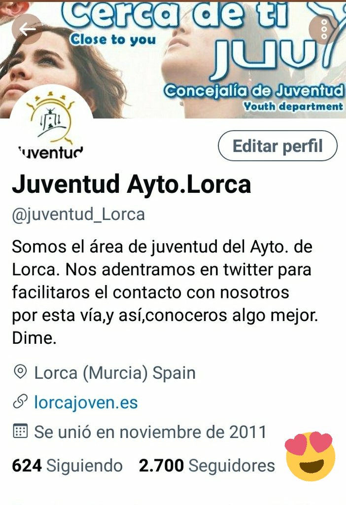 juventud_Lorca's tweet photo. 2700 veces gracias. 
Una cifra redonda que refuerza nuestro compromiso con la juventud, el servicio público al ciudadano y el uso de las TIC como vía de acercamiento de la información de interés para Lorca.
Trabajando desde @AytoLorca y @Soc_Info por dar el mejor servicio. https://t.co/TYnhbO3RkG