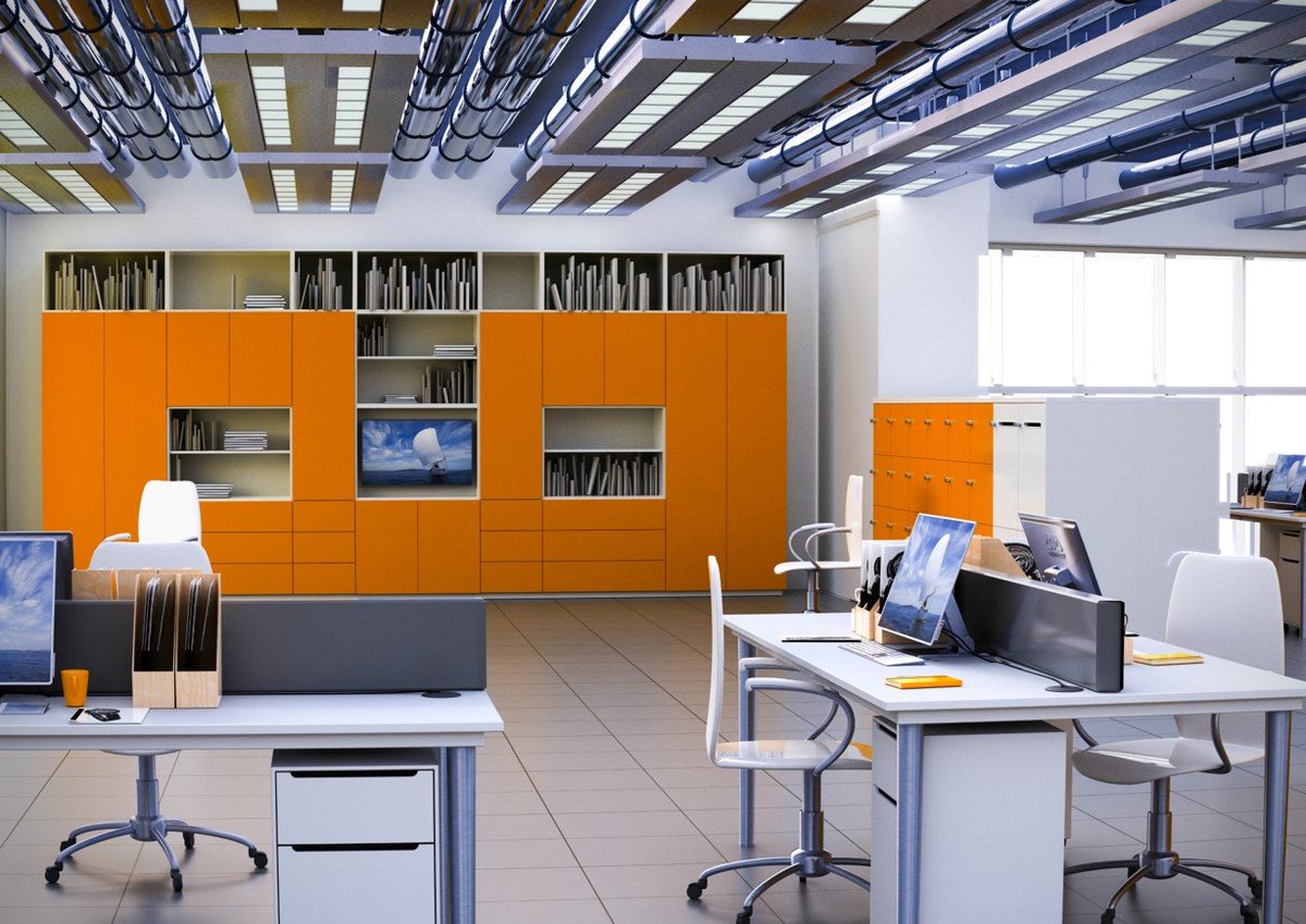 FathomUk's tweet image. An example of the exciting storage solutions FATHOM can offer, high density storage wall with matching lockers. Bringing colour into the office with an incredible range of finishes and freeing up floor space for the agile office. #AgileOffice