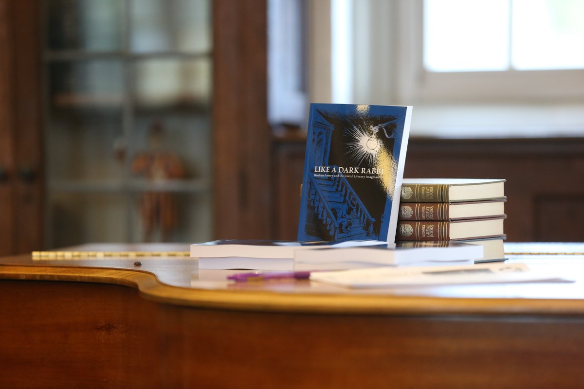 XavierU's tweet photo. Popular professor Norman Finkelstein, PhD, was honored this week for 40 years of contributions to the Xavier community.

A poet and literary critic, Finkelstein also shared work from his new book, "Like a Dark Rabbi: Modern Poetry and the Jewish Literary Imagination."

#AllForOne https://t.co/ySisXkckgq