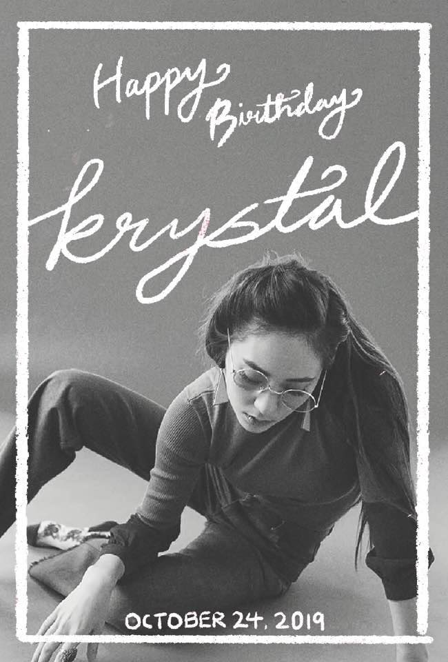 HBD🥳💜

#HappyKrystalDay 
#1024KrystalDay
#우리의_보석_수정아_생일축하해