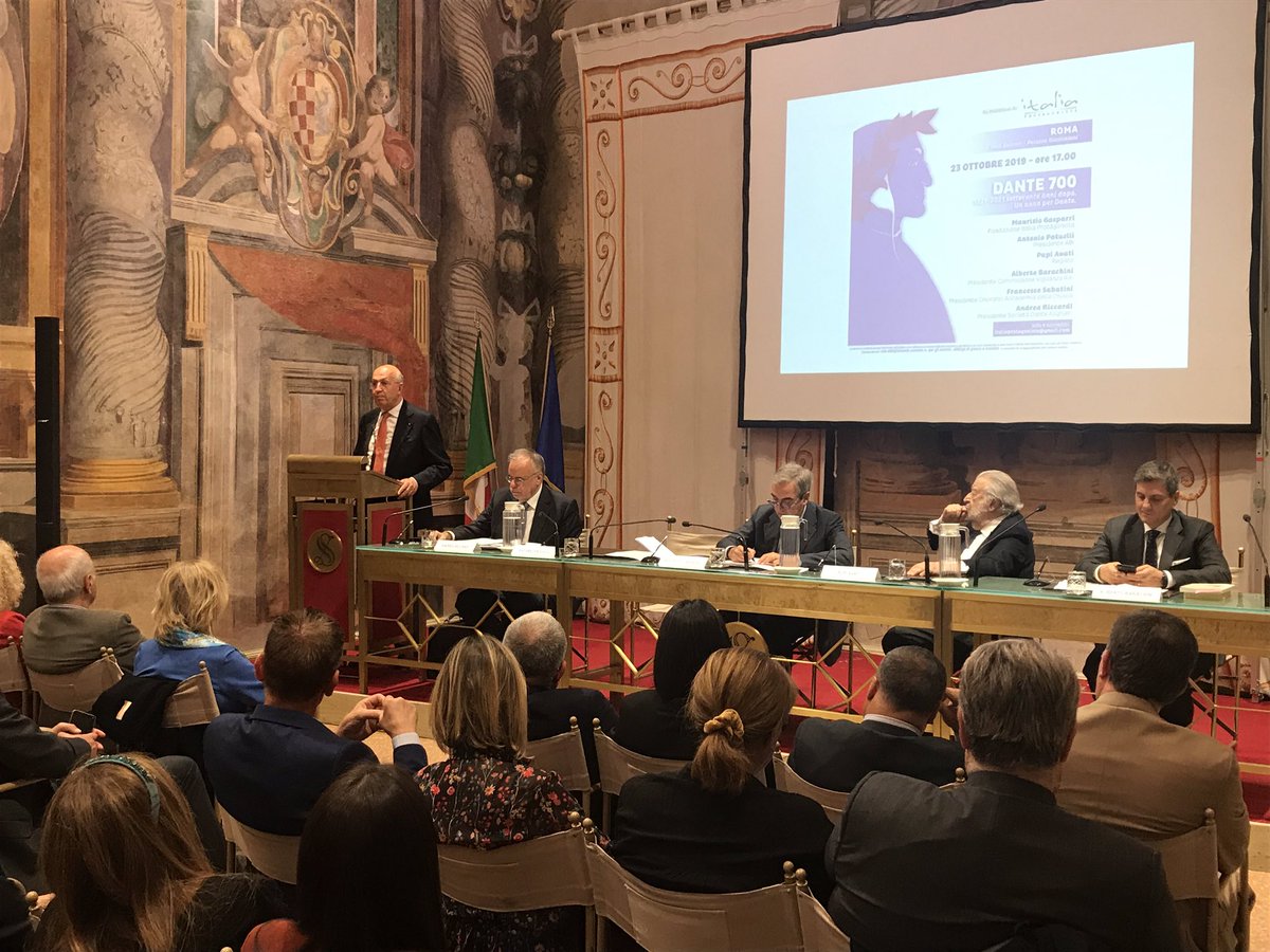 Ora #Dante700 organizzato dalla Fondazione <a href="/ItaProtagonista/">Italia Protagonista</a> per ricordare il Sommo Poeta nel settecentenario della morte.