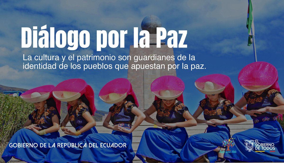 Somos un país diverso con una riqueza cultural inagotable. Orgullosos de nuestra herencia patrimonial y de nuestras identidades. #DiálogoPorLaPaz
