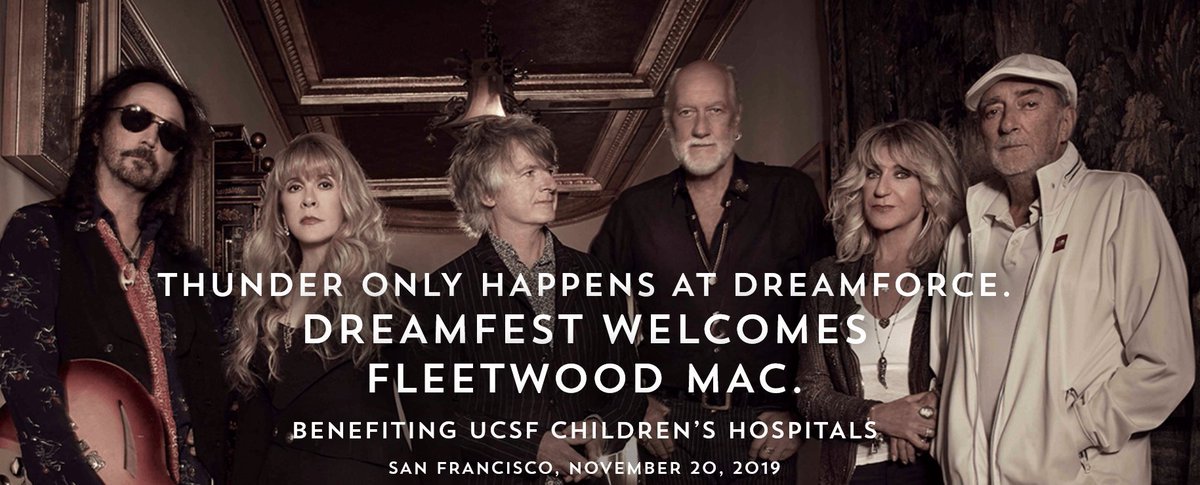"Thunder only happens at Dreamforce. Dreamfest welcomes Fleetwood Mac."

#statera #salesforce #salesforcepartner #dreamforce #dreamfest #fleetwoodmac
salesforce.com/dreamforce/