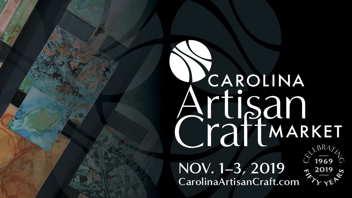 Less than two weeks away! Join us November 1-3, 2019 at the @raleighconvention for our 50th Annual Carolina Artisan Craft Market. #CarolinaCraft19 #raleighnc #shopcraft