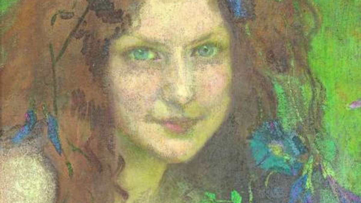 GuernseyJuliet's tweet photo. #DonneInVerde
“The dawn was apple green,
The sk was green wine held up in the sun,
The moon was a golden petal between.
She opened her eyes, and green
They shone, clear as flowers undone,
For the first time, now for the first time
seen”
D. H. Lawrence
🖌Julie Wolfthorn🇩🇪1899 https://t.co/i9NPKg7Ujo