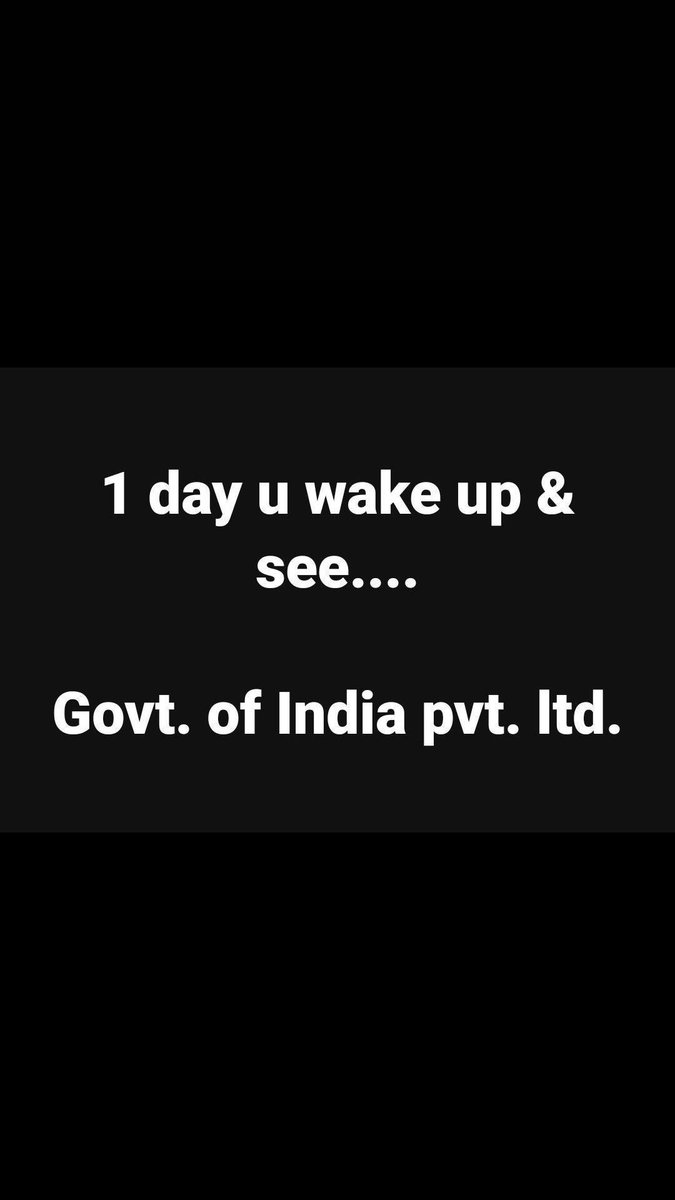 MkM07288570's tweet photo. #WeOpposeDisinvestment
#WeOpposePrivatization
#SAVECONCOR
#savebpcl
@NPEU_INDIA @ndtv @UnionConcor
Indian government is selling it's family silver to meet fiscal target's...
Are u serious!!
#notfairmodiji https://t.co/TXkFJQDSKK