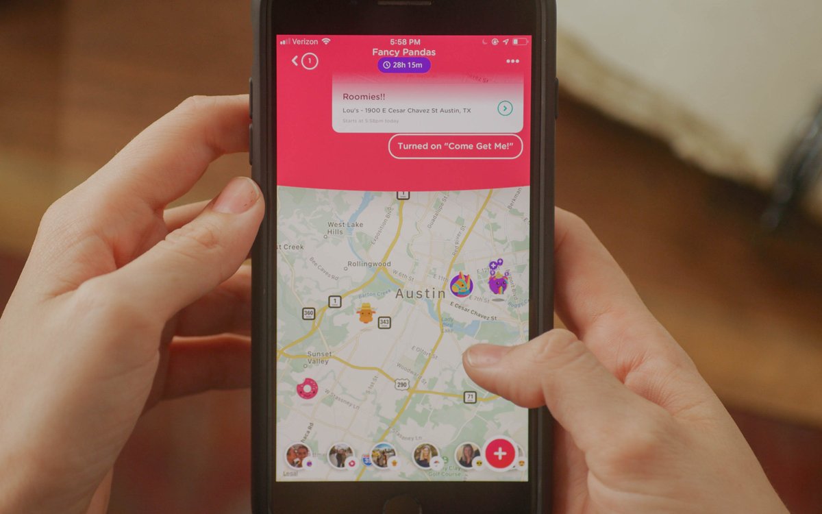 gottabthere's tweet photo. Today we're thrilled to launch our bthere group location sharing app out of beta! 

Earn rewards for spending time w friends IRL to spend on our new partners like @OutdoorVoices @Bumble @Postmates @FabFitFun @KendraScott.

Download now on iOS &amp; Android. https://t.co/vKCV94QdaR https://t.co/6YcTBJp4WG