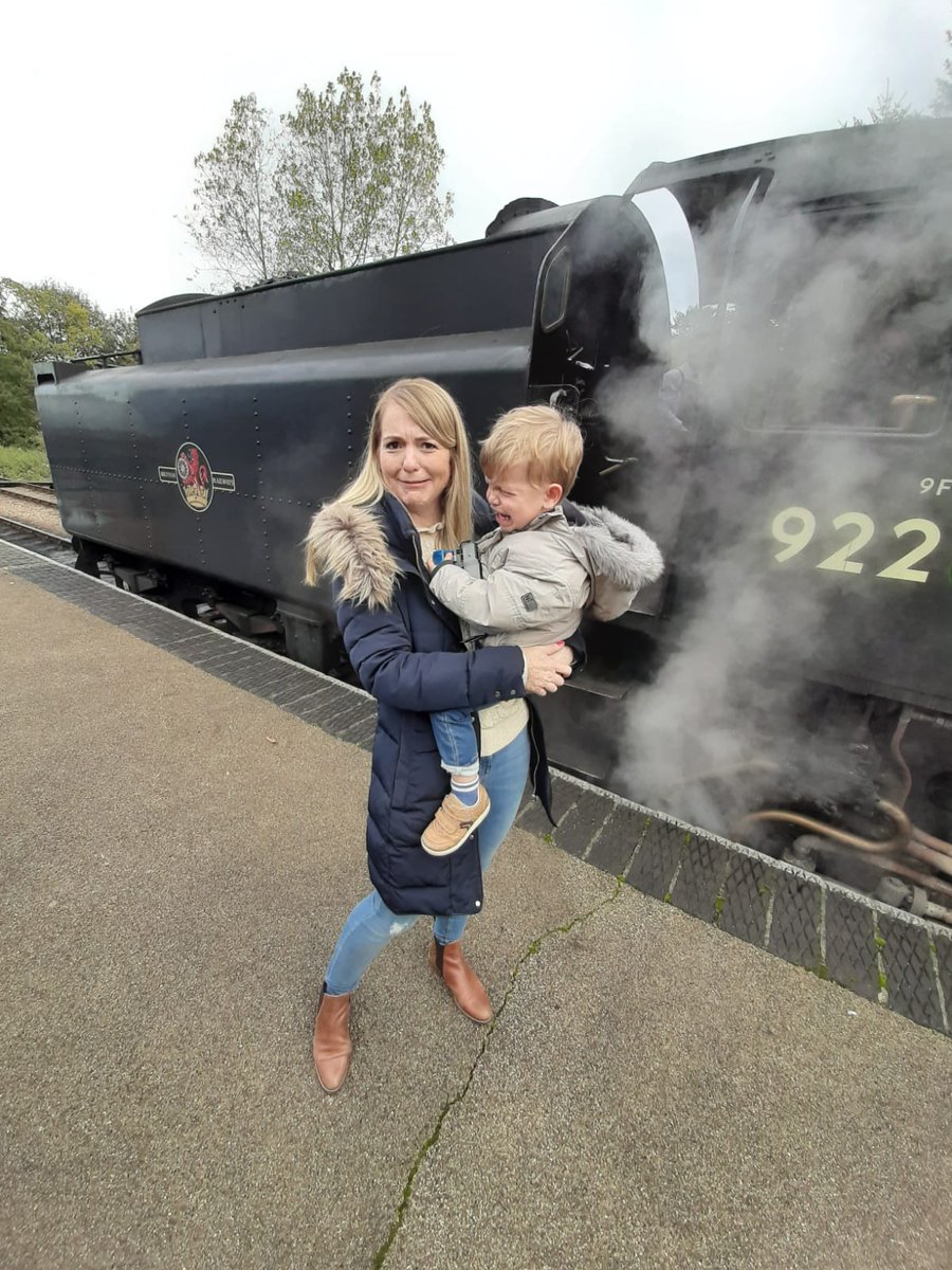 loveworkplaydre's tweet photo. Choo choo trip today - promise Mr T enjoyed it more than this picture suggests 😆🙈 #parenting #mummybloggeruk #norfolkholiday https://t.co/Yw634oo3gu