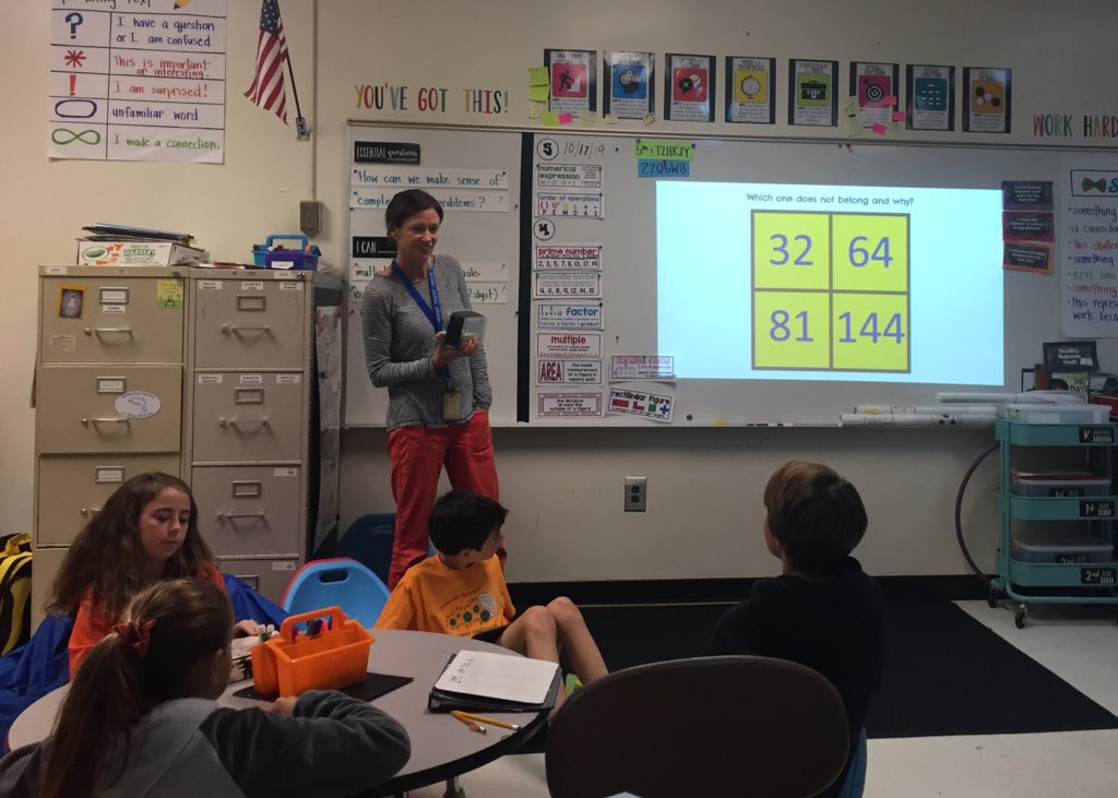 Had fun watching this math warm up before 5th graders  multiplied multi-digit numbers. Awesome math vocabulary!  #nhcschat #nhcsaig <a href="/christychowe/">Christy Howe</a>