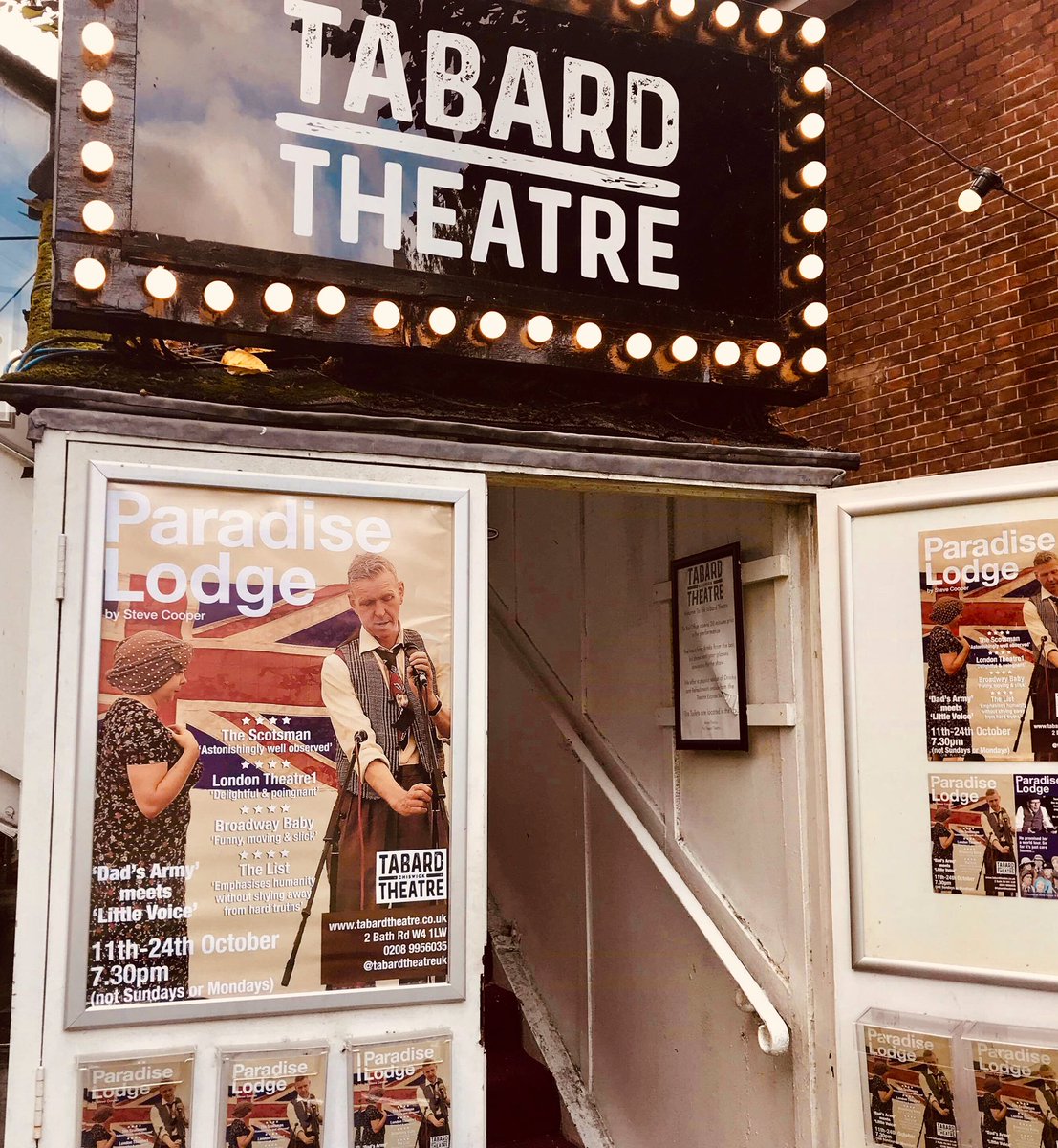 For 2 more nights only, come and say hello if you’re around #chiswick, we’ll miss this place. chiswickplayhouse.co.uk/whats-on/parad… #londontheatre
