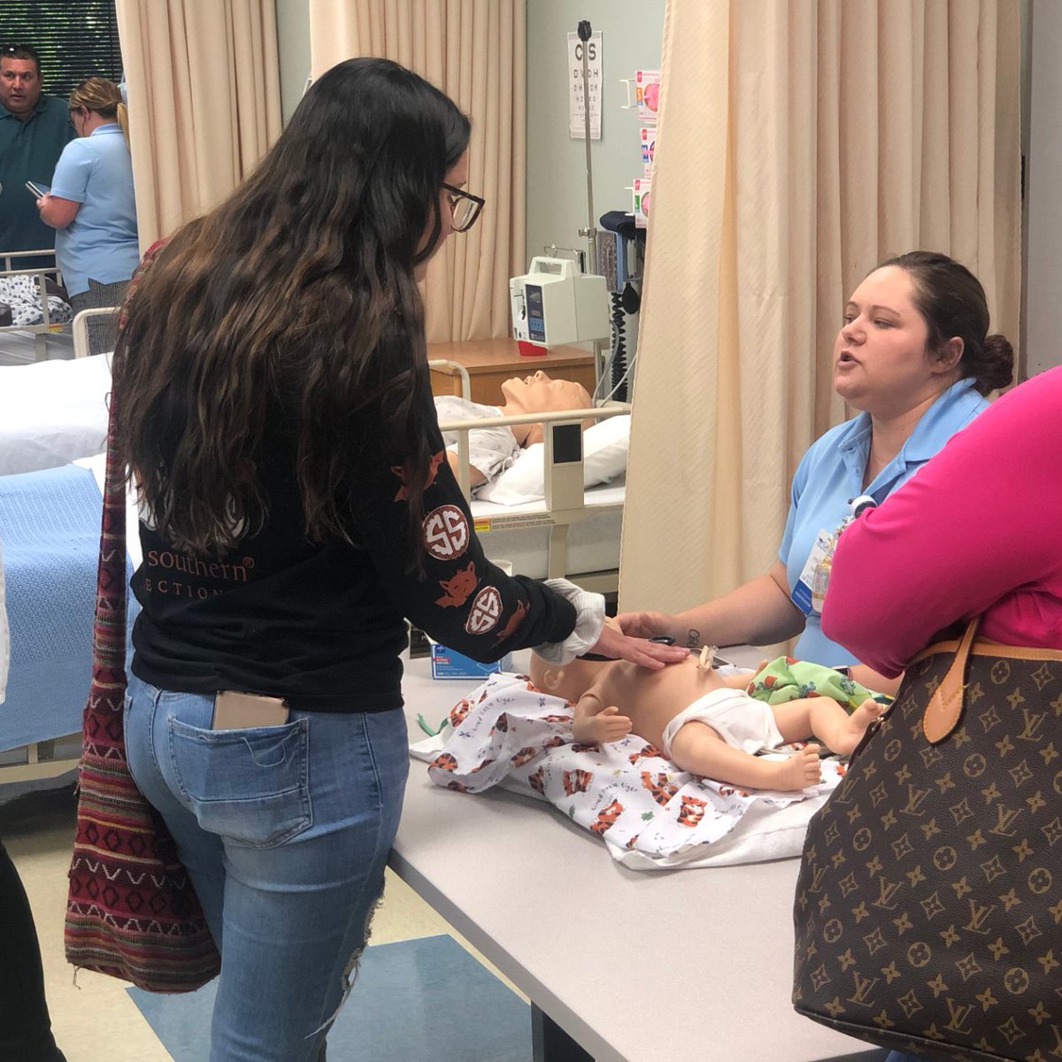 GalenCollege's tweet photo. Visitors were greeted by our Louisville faculty, staff, and student ambassadors at yesterday's Open House. Guests toured our campus, learned details about our programs, and even got hands-on experience with our interactive mannequins. #PureNursing https://t.co/BBmppJMbvY