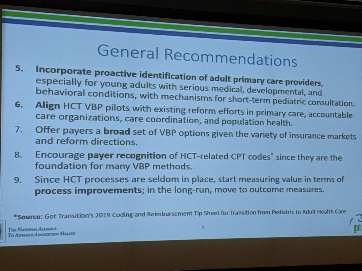 paikoiko's tweet photo. Margaret McManus covers potential #valuebasedcare payment innovations for pediatric-to-adult healthcare #transitions. This is the next step in making #healthcare sustainable for young adults with #specialneeds. #HCTRC @TheNatlAlliance @GotTransition2 https://t.co/I0elf3zRxK