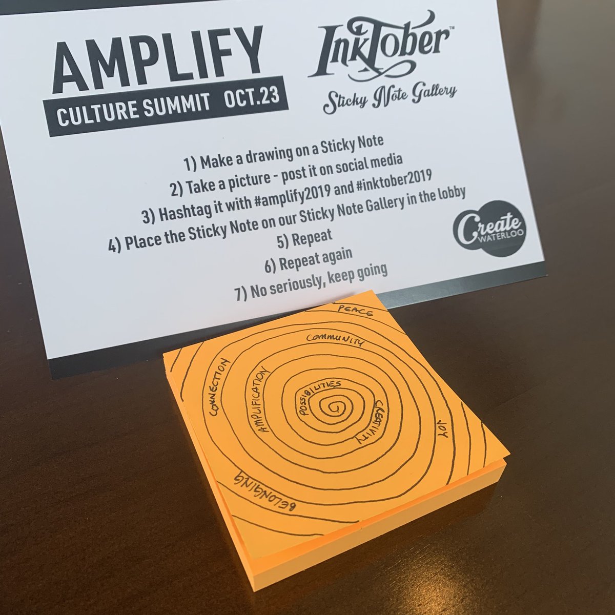 missakind's tweet photo. Congrats @CreateWaterloo for organizing a great day of cultural connection. I would love to see more attendees at #amplifyculture 2020. Acknowledgement of the impact/importance of arts, culture and placemaking is growing. I’m inspired by all the cool stuff going on. #amplify2019 https://t.co/6lSMGOLV3S