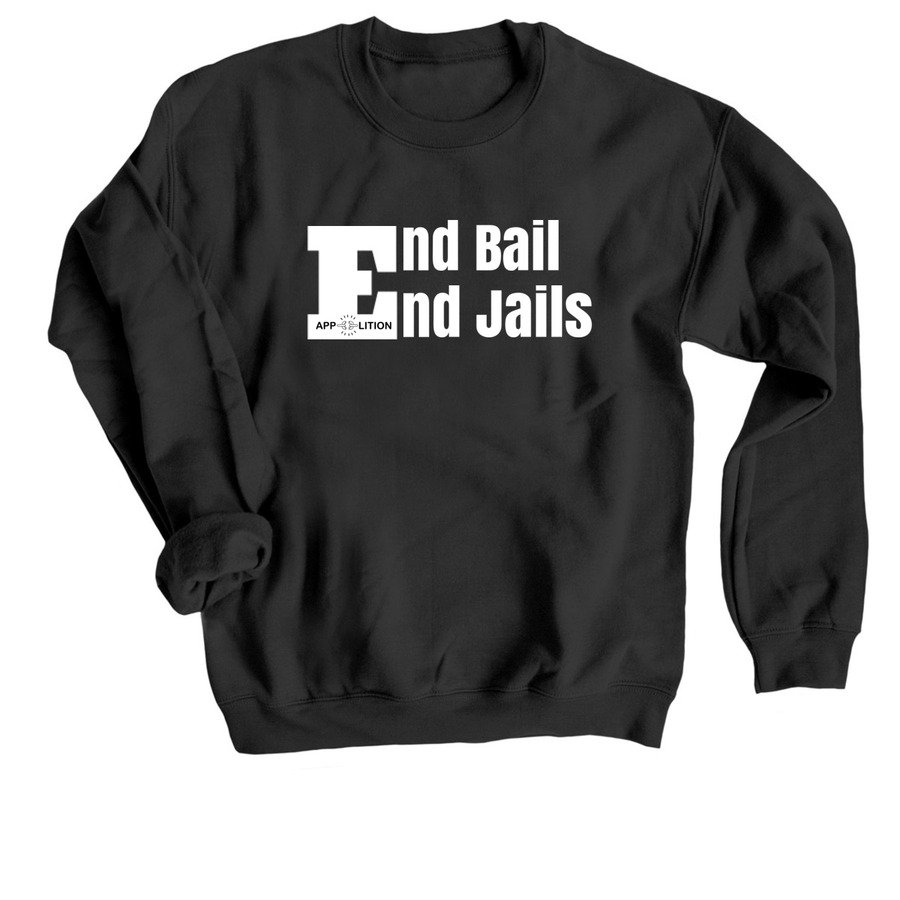 Appolition's tweet photo. You have 10 days to grab a limited edition END BAIL END JAILS Appolition merch. Click the link and choose a style today! Don’t wait until it’s too late! 

https://t.co/8OoUM2vioI

#SupportBailFunds #SpareChange4Freedom #Appolition #EndMoneyBail #AbolishJails https://t.co/o4oHbbUowg