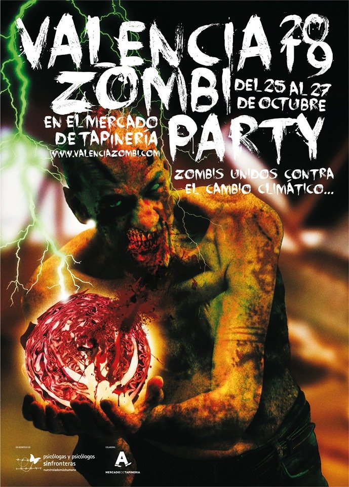 Valenciazombi's tweet photo. Invasion zombi este fin de semana #valenciazombi #tapineria https://t.co/FGmMnCX2GL