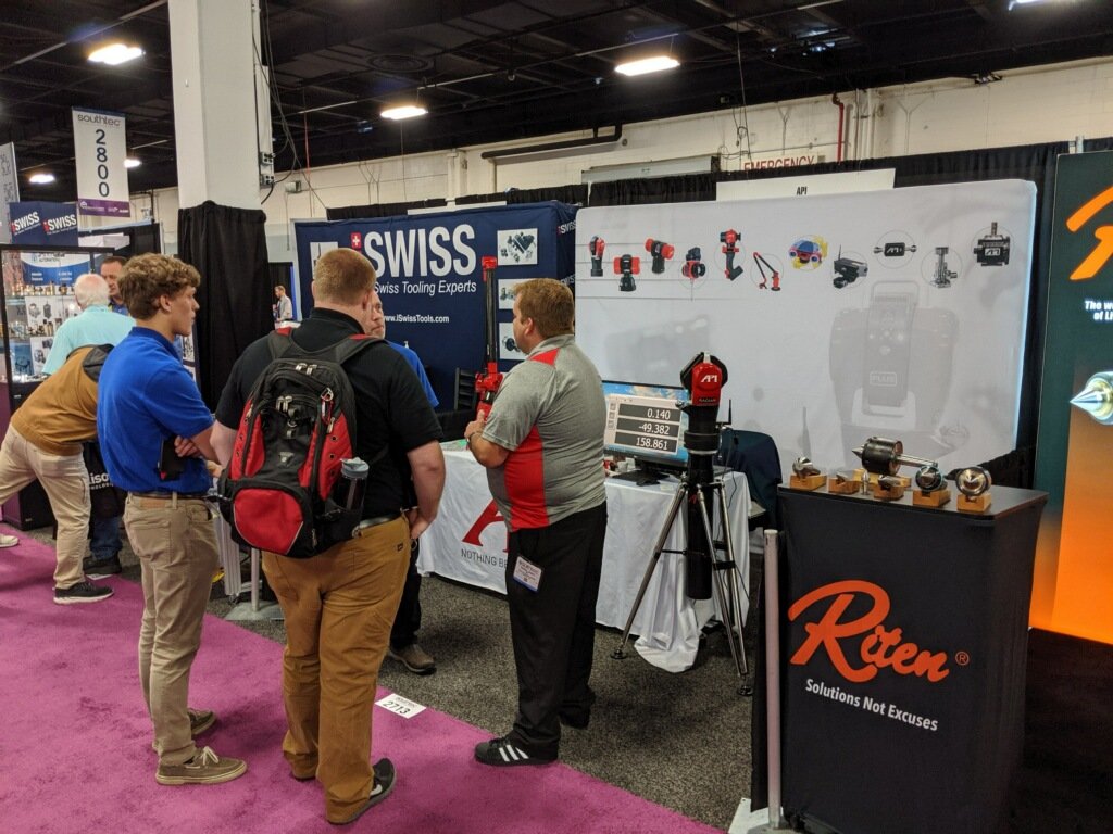 APIMetrology's tweet image. Photos from the floor at the Southtec Show. Stop by booth 2713 and talk with our experts to find out about API’s metrology and calibration products and services. See what API can do for you today!
#APIMetrology #NothingBeyondMeasure #GoAPI #southtec