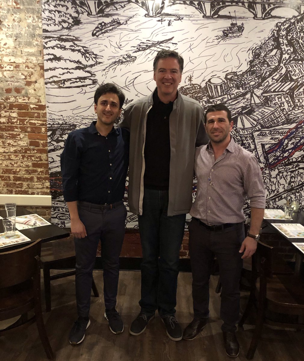 Last night James <a href="/Comey/">James Comey</a> former <a href="/FBI/">FBI</a> Director was our guest at #IlCanale .