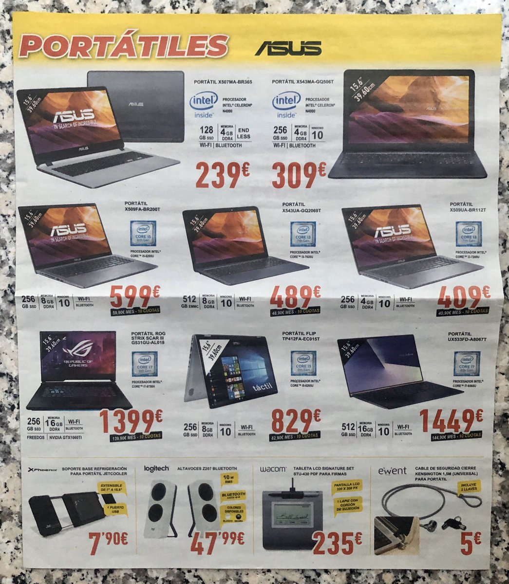 nLineaConTeruel's tweet image. Ofertas válidas hasta el 9 de noviembre en DYNOS TERUEL. #dynos #informatica #auriculares #consolas #telefonia #impresoras #portatiles.