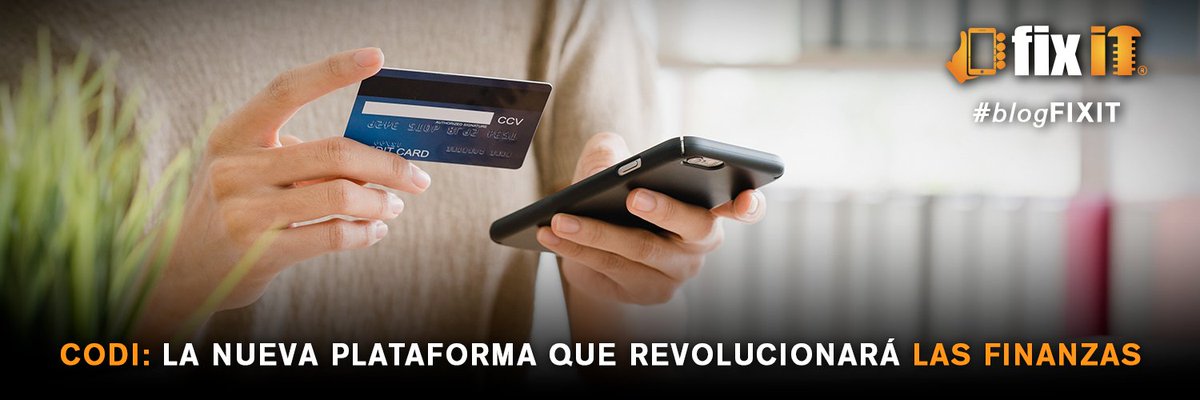 OficialFixit's tweet photo. #BlogFIXIT: A partir de este mes, las instituciones financieras que cuentan con el servicio #SPEI ofrecerán una plataforma de #cobrodigital #CoDi, por órdenes del Banco de México #Banxico. ¿Quieres saber cómo funciona? Haz clic https://t.co/gv5kgdyXCh
#smartphone #tablet #iOS13 https://t.co/eNqaTSSnAG