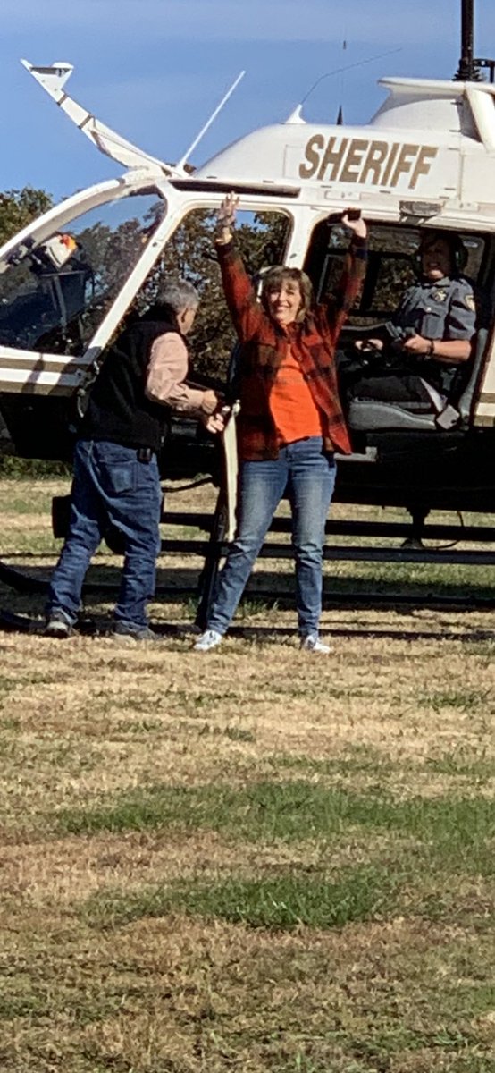 BEST DAY EVER! Thank you to the Baxter County Sheriff’s Office and Mr. Benny Magness for the flight! And all my precious lovies at Hackler that voted for me to fly! Amazing! #fly #happyhackler #bomberpride