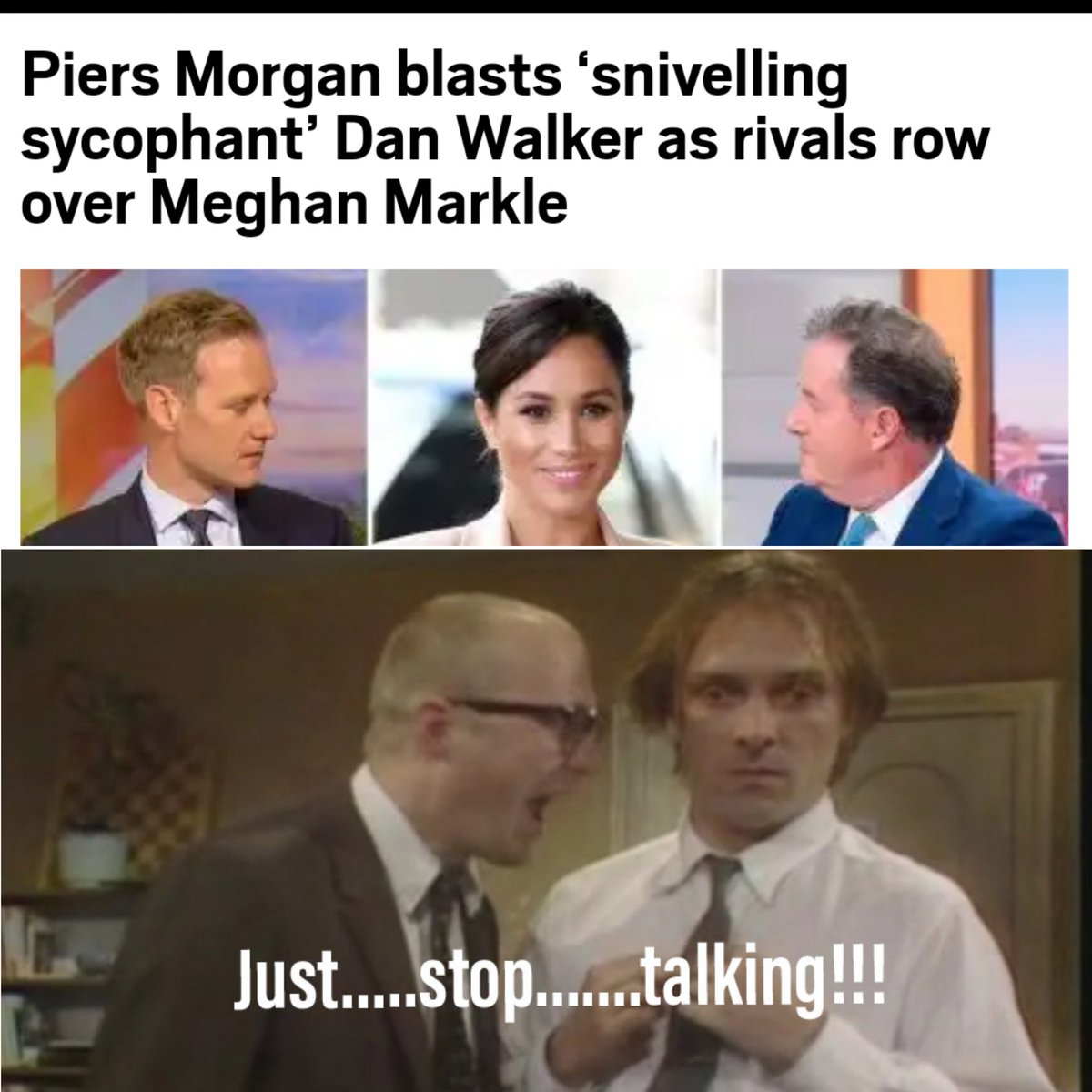 BottomDaily's tweet photo. Every day Piers, yakkety bloody yak! On and on and on, day in, day out, slime in this ear, slime in that ear! #Bottom #AdeEdmondson #RikMayall #PiersMorgan #MeghanMarkle
#BottomPosting https://t.co/ZIer19j2Je