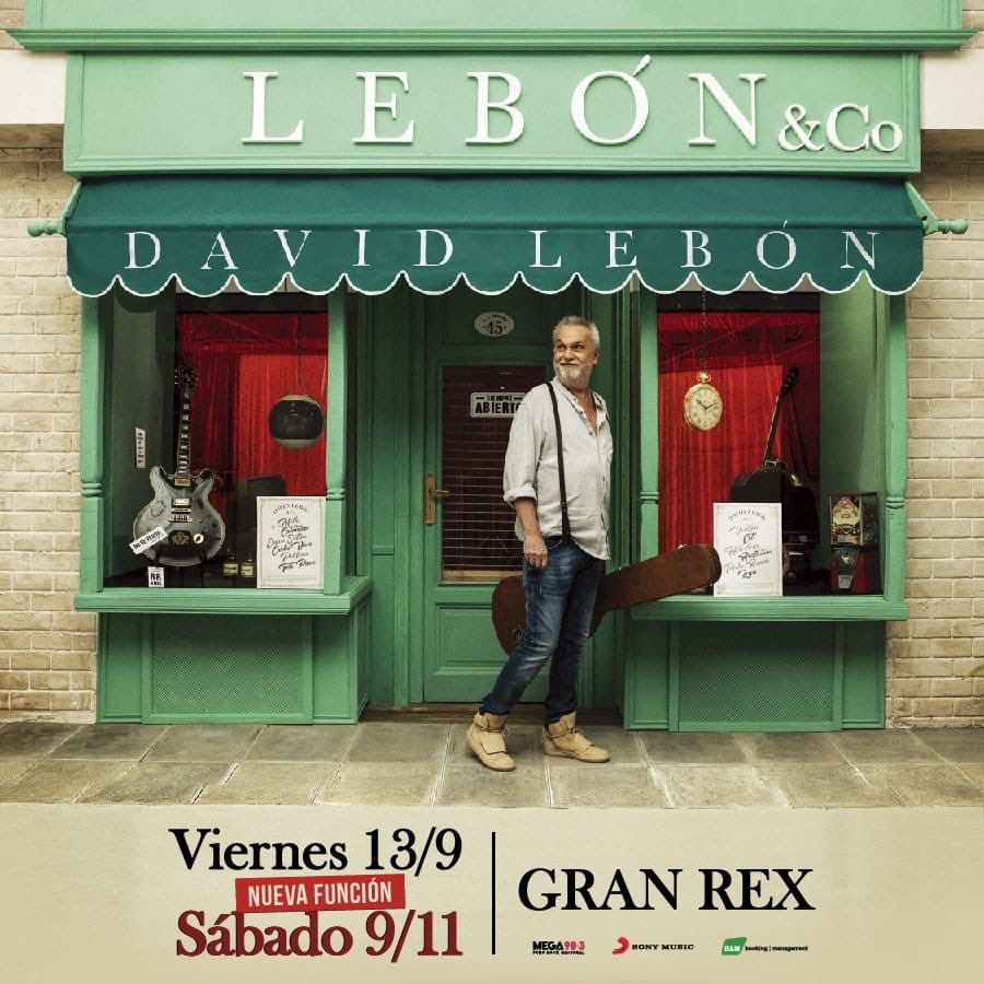 Mega983's tweet photo. -> En @mega983 te damos la oportunidad de ver a @lebon_david el 9/11 en el Teatro Gran Rex presentando su nuevo disco “Lebón & Co.”
.
¡Quedate escuchando la radio que tenemos invitaciones y un #Megapase para estar en el ensayo previo al show! https://t.co/gjwNtcPYCH