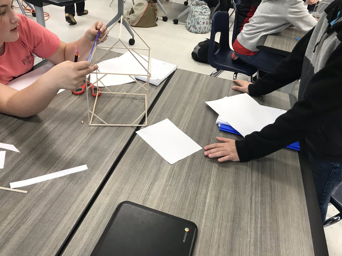 MrMuddsClass's tweet photo. One of my favorite lessons. We explore the transfer of heat by building houses, finding their flaws, repairing them and adding insulation! https://t.co/VrGs8KmAGK