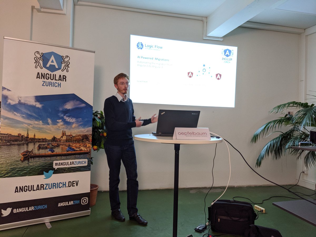 Tonight we're going to learn about magical #AI powered migration from #AngularJS to #Angular by Lucas !

#machinelearning #zurich #community