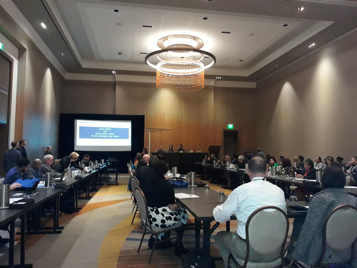 At the CGCS's conference where the Black and Latina Young Women and Girls Taskforce met for the first time! #CGCS19 
<a href="/CWATSONHARRIS/">Cheryl Watson-Harris</a>