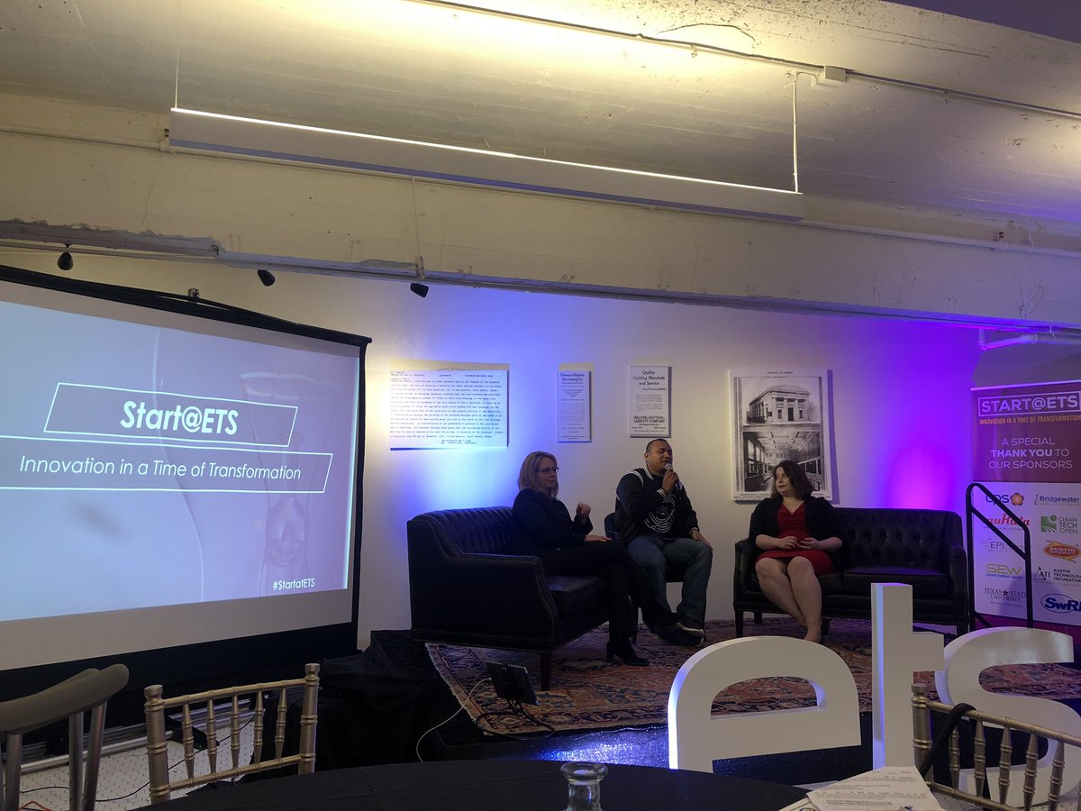 ErinHardick's tweet photo. Talking about inequity in VC funding for women and people of color led by @jasonsrodriguez #startatETS https://t.co/HqZgpo8MeK