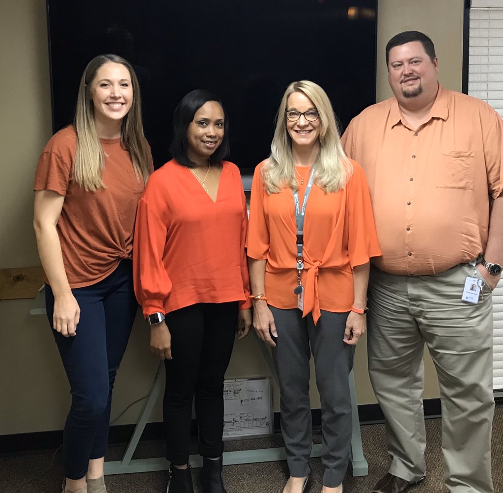 Today the <a href="/KVCkids/">KVC Health Systems</a> Hospitals team is wearing Orange in support of #UnityDay2019 and those who have been bullied.  Bullying has an emotional impact that can last a lifetime. #BullyingMustStop #MentalHealthMatters