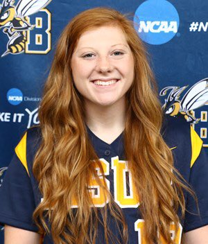 MSUBSoftball's tweet photo. Happy birthday to our junior first basemen, Allison Hochhalter! Have a great day today! 🥎🐝 https://t.co/0b1bUnEG0Z