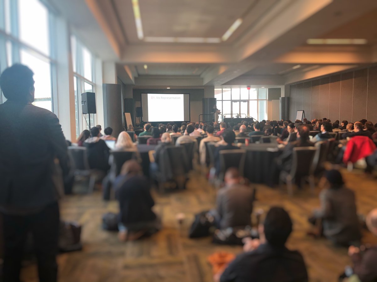 MaxNAdul's tweet image. #IEEEVIS #ShortPapers venue is fully packed! No space left!