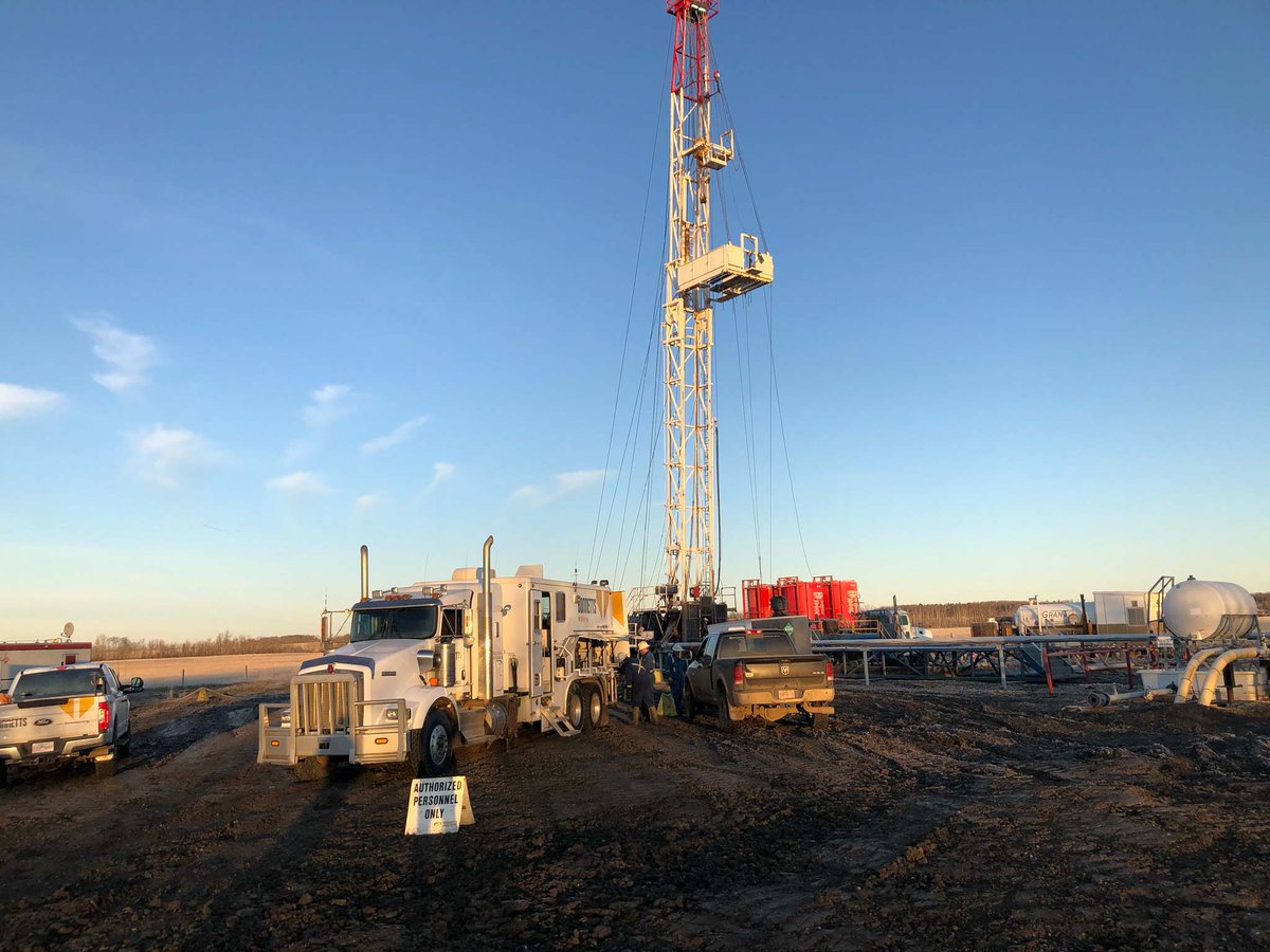 Believe it or not the sun came up in AB today in spite of the political climate! Beautiful day out doing some slickline work for one of our business partners! #bonnettsenergy #bonnettswireline #deliverywellahead