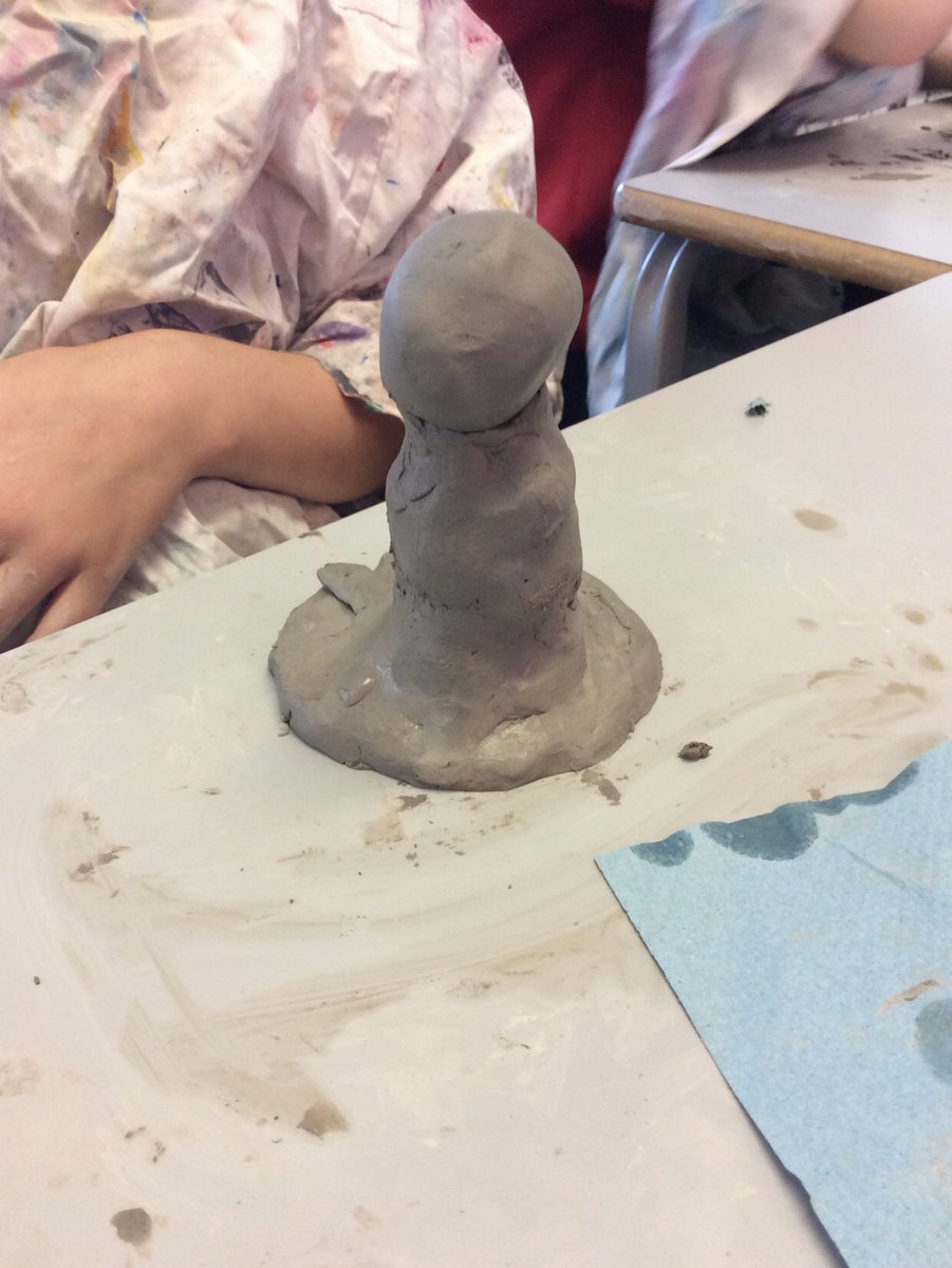 Today ... we did clay! 😳 #edutwitter #year6art