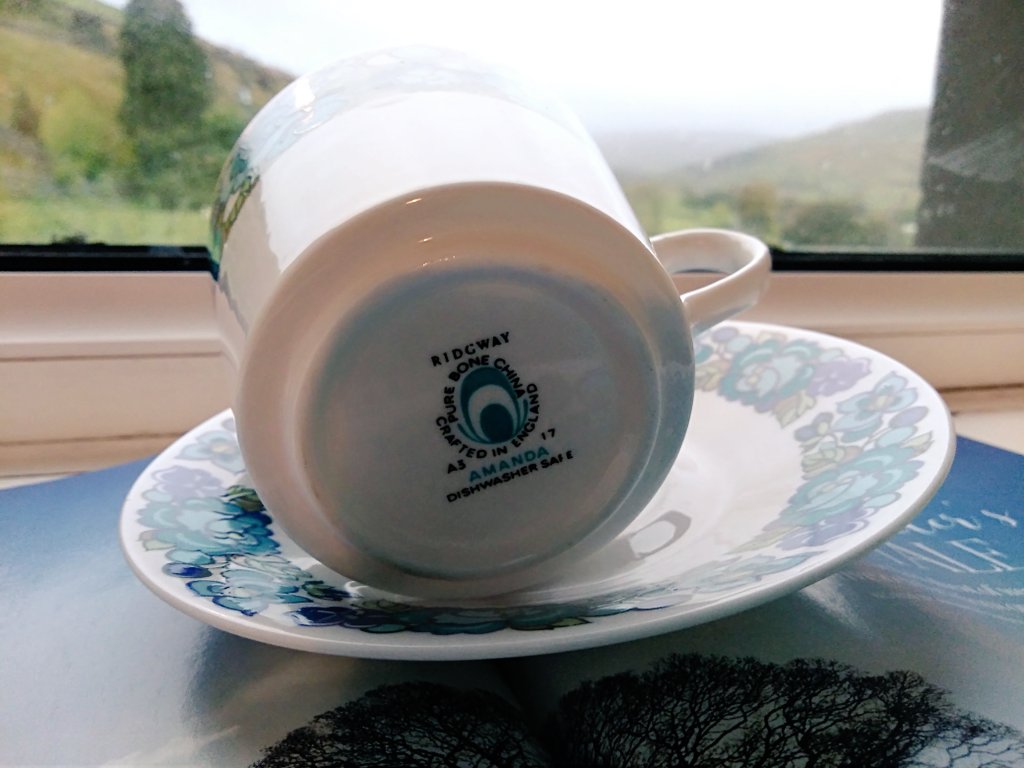 A wet afternoon in Swaledale so I sat down to have a cuppa and read <a href="/countrylivinguk/">Country Living UK</a>  article about <a href="/AmandaOwen8/">YorkshireShepherdess</a>. Then noticed that my teacup was called Amanda. Spooky?