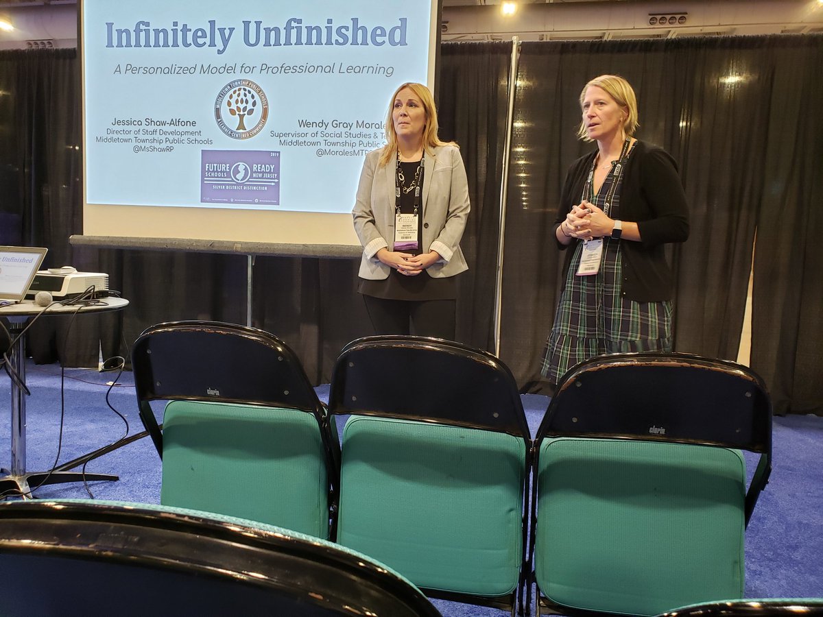 @MsShawRP and @MoralesMTPS at <a href="/njsba/">NJSBA</a> #Workshop2019 explaining the genesis of the District's progressive, self-directed professional development effort, which promotes choice for our educators. #MTPSpride #InfinitelyUnfinished