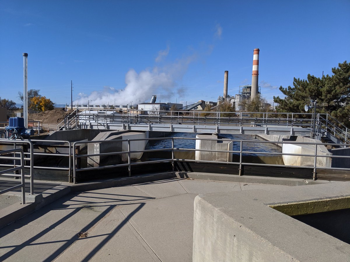 BriannaForCO's tweet photo. Ever wonder what happens after you flush the toilet? We got to tour #WMRD to find out! WMRD is the largest waste treatment facility between Chicago and LA! Lots of new tech being used to increase efficiency and compliance. Thanks for showing us around! https://t.co/JIrraVnQCM