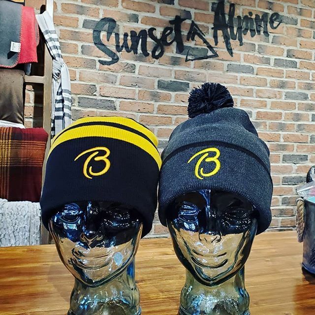 SunsetAlpineAB's tweet photo. Beat the cold weather, grab a new toque on your next coffee run. Custom embroidery for our good friends @beamerscoffee with a little colour matching on the side. #winteriscoming #embroidery #colourmatching #custombranding #shoplocal #bowvalley #canmore https://t.co/oJS9b7N0qE https://t.co/0JqpBOiLWD