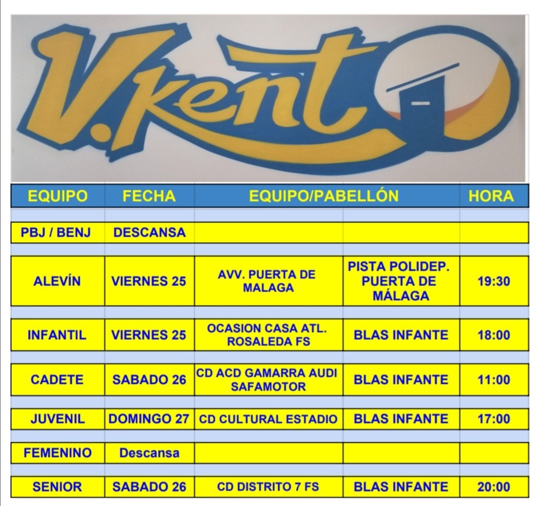 Partidos de la cantera este fin de semana.