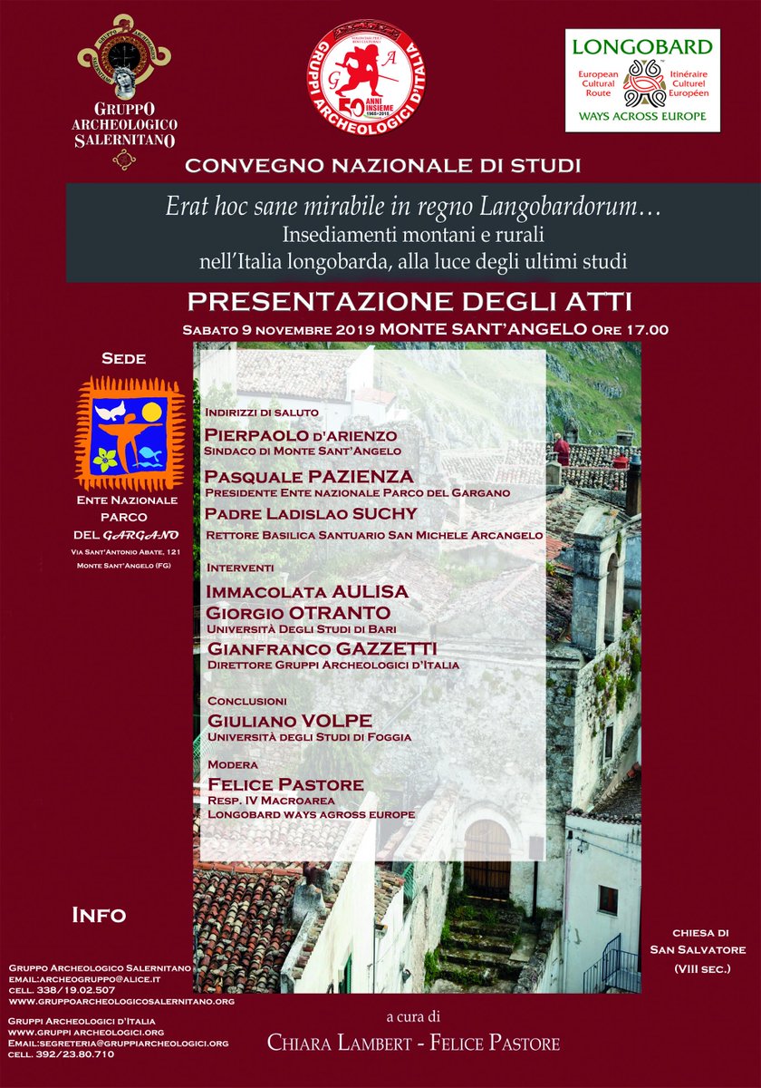 GASalernitano's tweet photo. VI aspettiamo Tutti a Monte Sant'ìAngelo sul Gargano (FG) per vivere due giorni di passione, territorio e Cultura https://t.co/9nGmH1mkUl