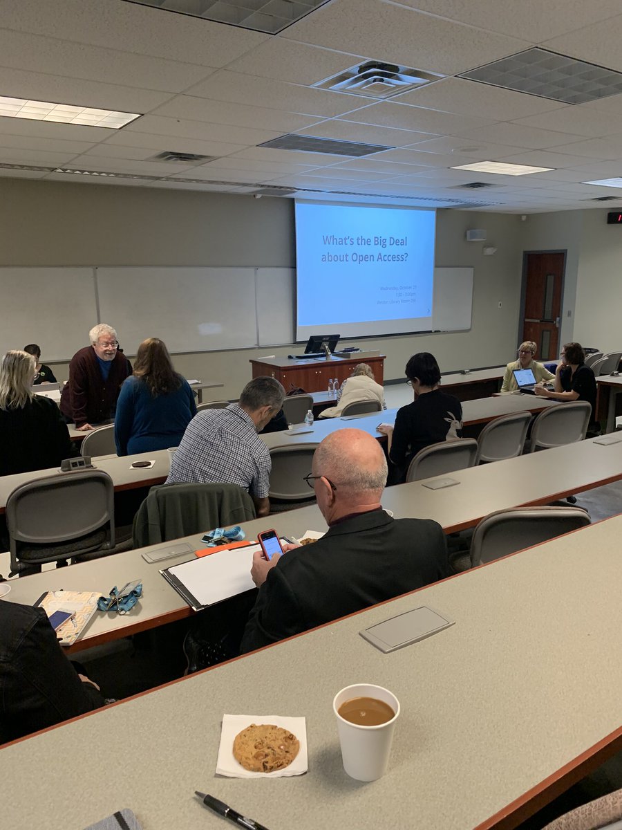 aliweths's tweet photo. About to embark on an OA journey! Attending @westernulibs Open Access academic panel! Can’t be here? Follow along to stay in the loop! #OpenAccessWeek2019 https://t.co/pqjHhzpeaT