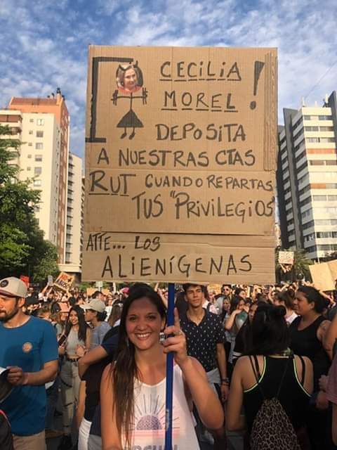 Los alienígenas hablan español!!!
Se comunicaron con la primera dama chilena...
#ChileEnCrisis