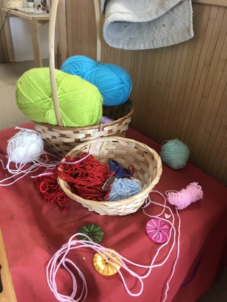 BurnbraeEarly's tweet image. I am really impressed by Ava’s sewing skills today. #hugebutton 
#CreativityMatters