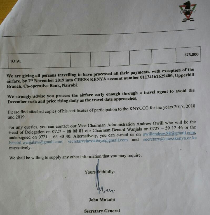 JoseM254KE's tweet image. Below is needy joshua,16 yr old chess master from kitui, mosa sec,he is to rep Kenya in 2019 African youth chess championship in Namibia,he needs 374k,kitui county gvmnt has refused to support @MikeSonko @ItsMutai @Crazy_Nairobian @RobertAlai @bonifacemwangi