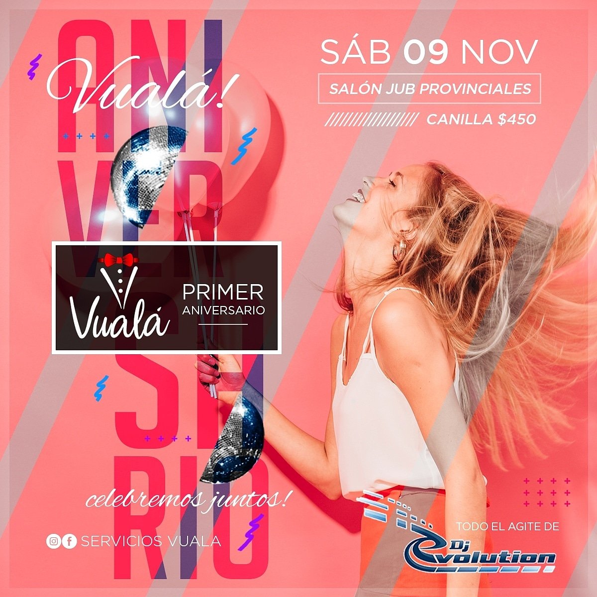 26ayelen's tweet photo. 📢Se viene nuestro ANIVERSARIO 🥳💣
Cumplimos 1 año y queremos festejarlo con TERRIBLE CANILLA LIBRE 💃🏽🍻🤩
Sábado #09deNoviembre 🥳🎉
Agendá y celebremos juntos💣💥
Todo el agite by #DjEvolution 🎧🎶
Open Doors 00:30 a.m⏱
Adquirí tu pulsera🥳 https://t.co/QFa67Tyrzo