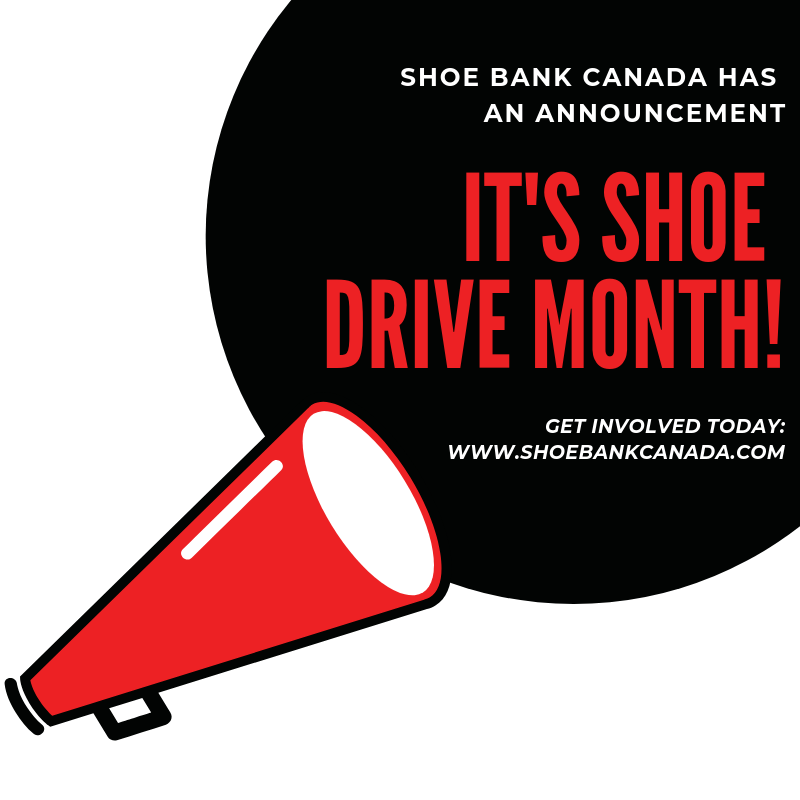 October is Shoe Drive Month! See how you can get involved today: shoebankcanada.com