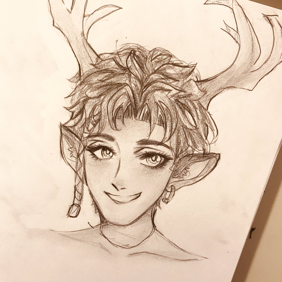 willxichen's tweet photo. “that’s the golden deer for ya!”

deer!claude with fuzzy fawn ears based on this amazing fic https://t.co/9CX4fEGtx5 💛 #FE3H https://t.co/ZXxyprLNy2